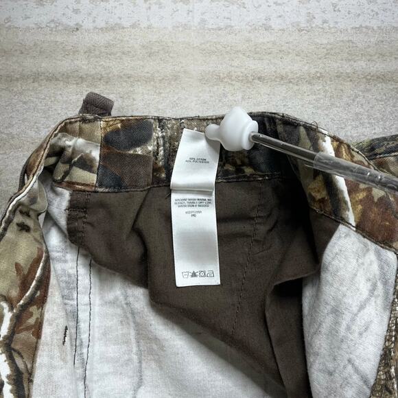 Vintage 90s Realtree Tactical Pants 40x30 Baggy Wide Leg Hunting Camo Cargos - Picture 6 of 7